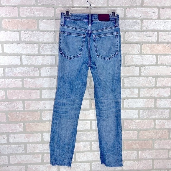 Madewell The Perfect Vintage Crop Distressed Jeans in Rosabelle Wash Size 24 - Picture 6 of 12